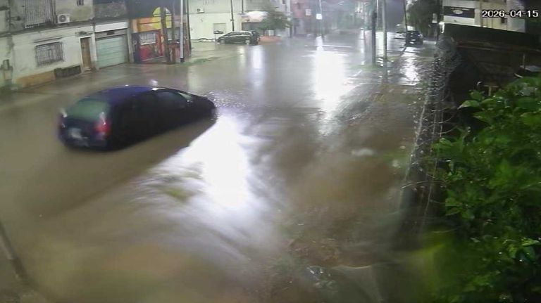 Lluvia en Dock Sud