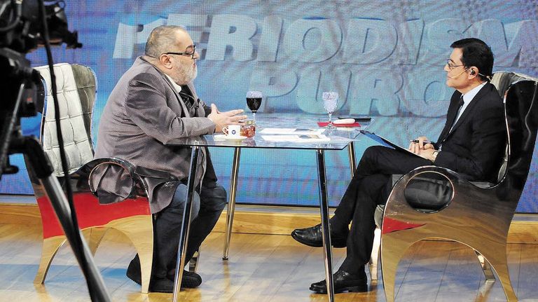 Jorge Lanata, en la entrevista con Jorge Fontevecchia.