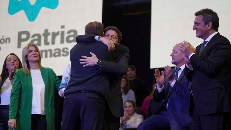Massa, Kicillof, De Pedro y Máximo Kirchner acompañaron la presentación de la lista Unión por Lomas 20230626