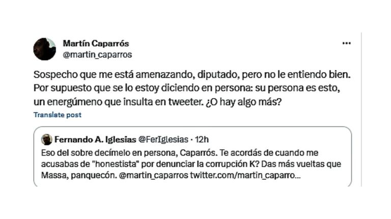 Martín Caparrós y Fernando Iglesias 20240126