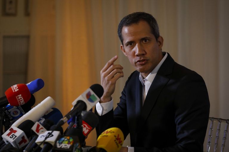 Venezuela Opposition Leader Juan Guaido Speaks In Florida