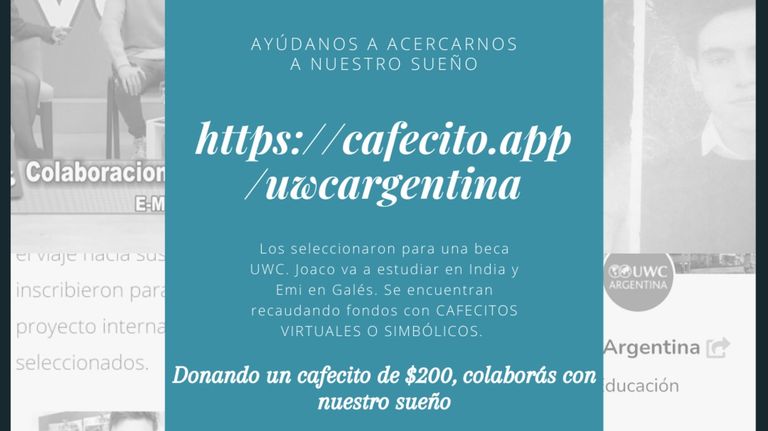 Cafecito para ayudar a Emilce y Joaquín