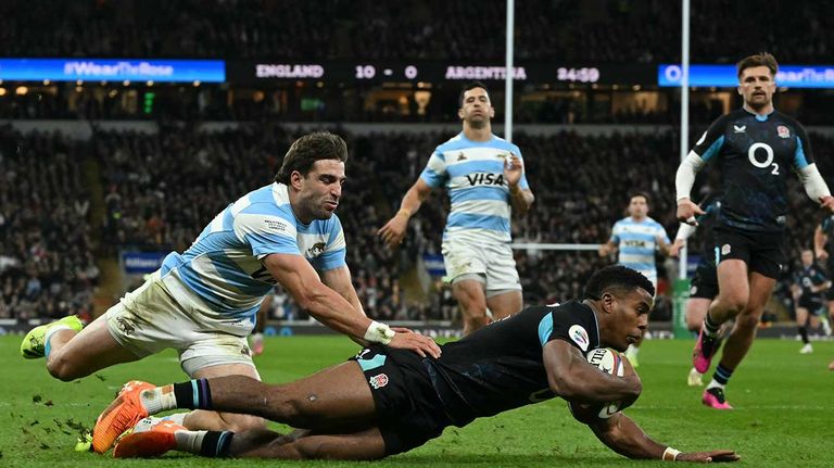 Inglaterra y Argentina en el estadio Allianz, Twickenham, en el suroeste de Londres 23112025