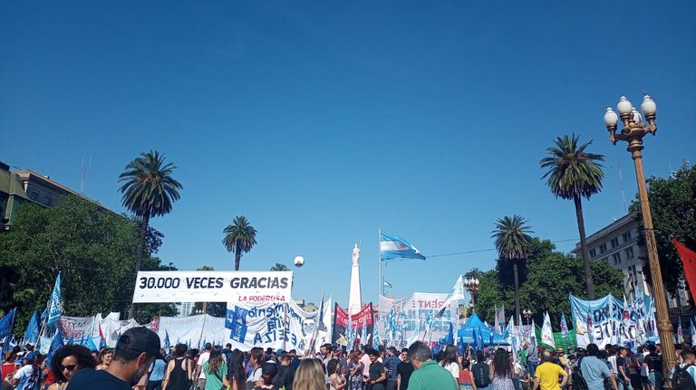 Plaza de Mayo Homenaje Hebe 20221124