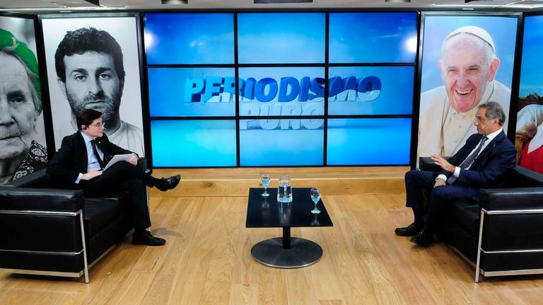 Daniel Scioli, en la entrevista con Jorge Fontevecchia.