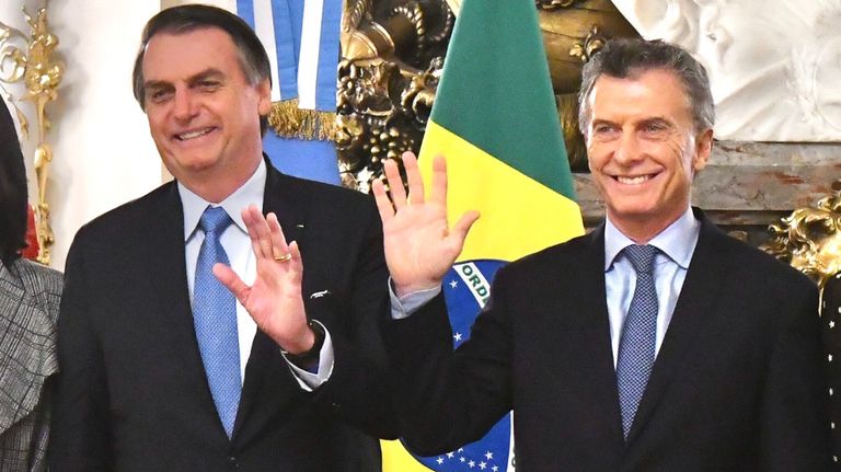 Mauricio Macri recibió a Jair Bolsonaro.