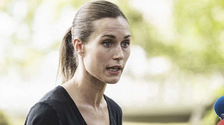 Sanna Marin, la primera ministro de Finlandia 20220823