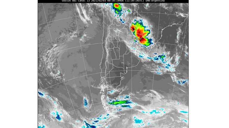 imagen satelital del clima 202100203