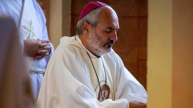 Monseñor Dante Braida, obispo de La Rioja, y la Comisión Episcopal de Pastoral Social 20250326