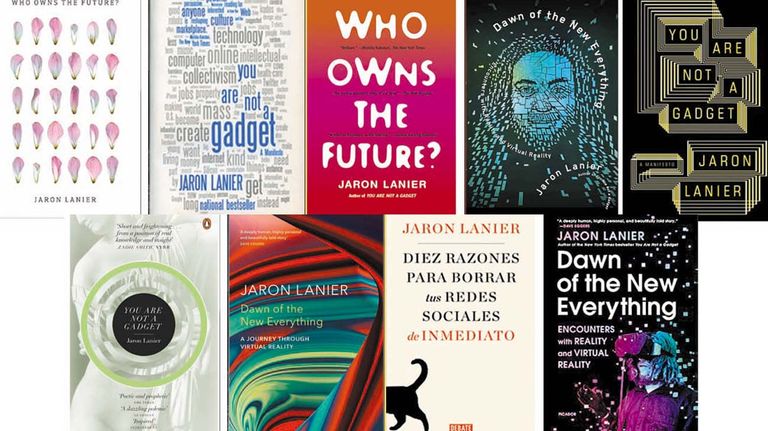 Los libros de Jaron Lanier, el filósofo digital más famoso.