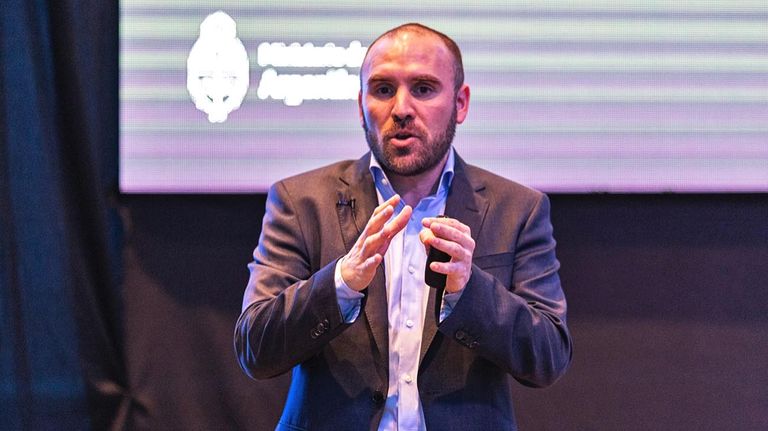 Martín Guzmán en una charla con empresarios chubutenses 20211109