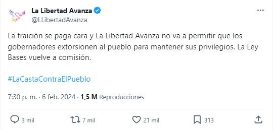 Comunicado JxC 20240206