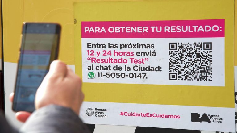 Unidades móviles de testeos en barrios populares. 20210630
