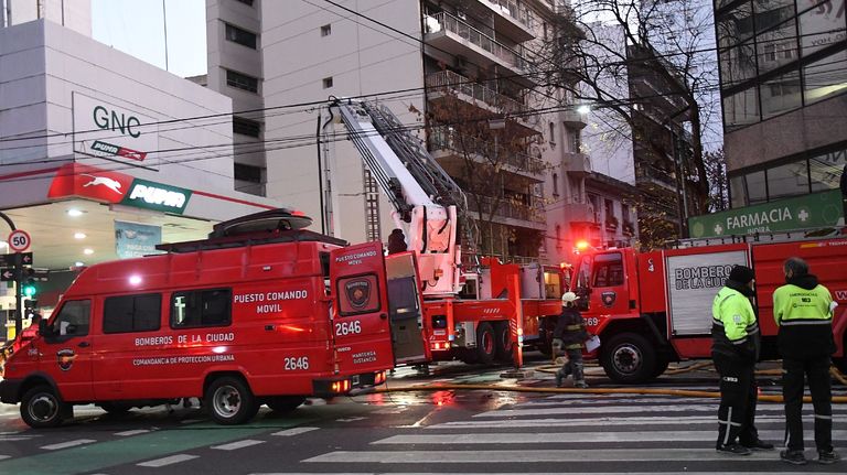 Incendio en Recoleta
