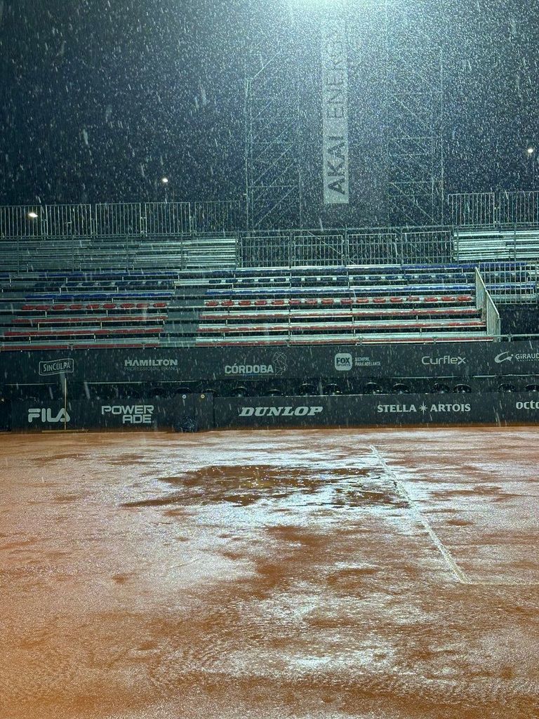 Lluvia en el Córdoba Open