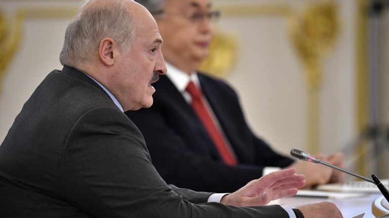 Alexander Lukashenko presidente de Bielorrusia 20220523