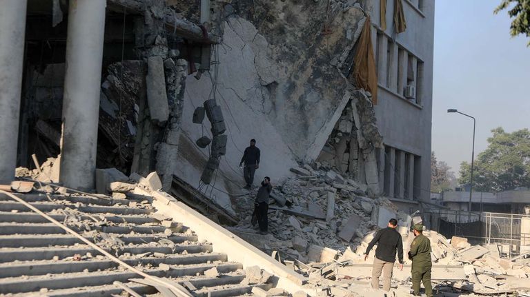Bombardeos de Israel en Damasco 16072025