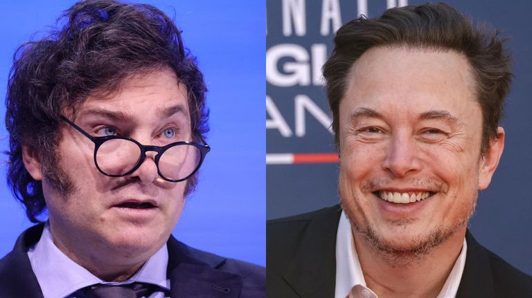 Javier Milei y Elon Musk