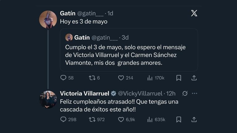 Tweet de Victoria Villarruel