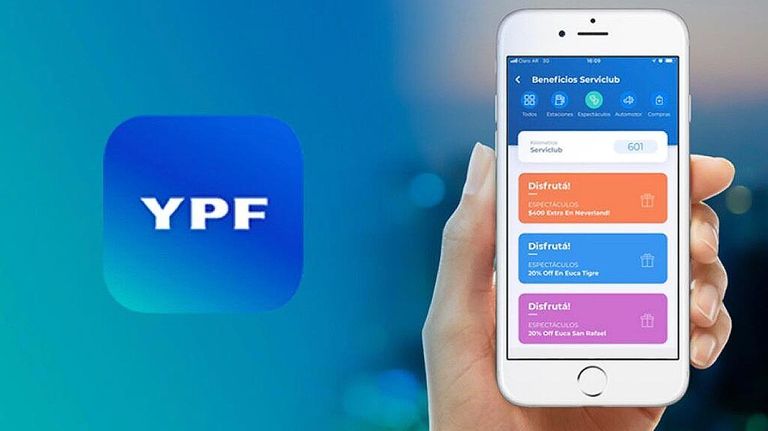 Nueva aplicación de YPF 20220419