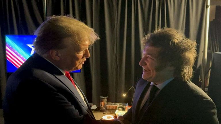 Donald Trump y Javier Milei