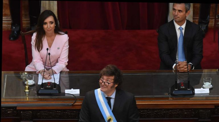 Javier Milei en el Congreso 20240707