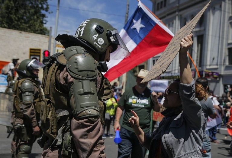 protestas chile afp bloomberg