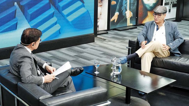 Samuel Cabanchik, en la entrevista con Jorge Fontevecchia.