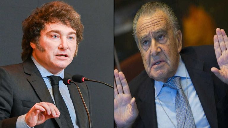 Javier Milei y Eduardo Eurnekian 20240515