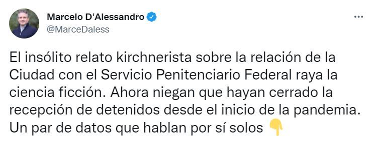 El mensaje de D´Alessandro.