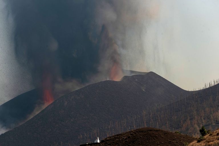 volcán de Cumbre Vieja canarias