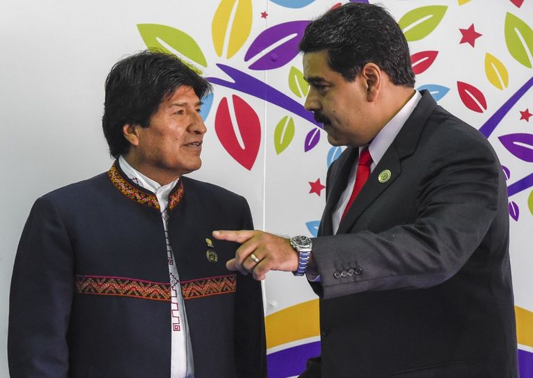 evo morales nicolas maduro