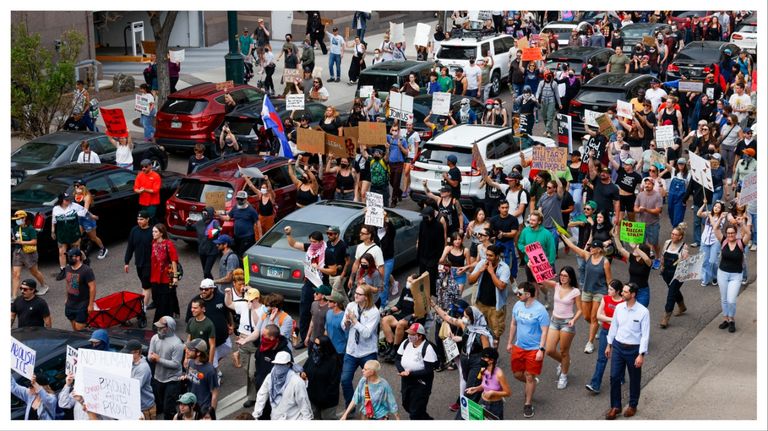 Marcha en Nueva York contra el ICE