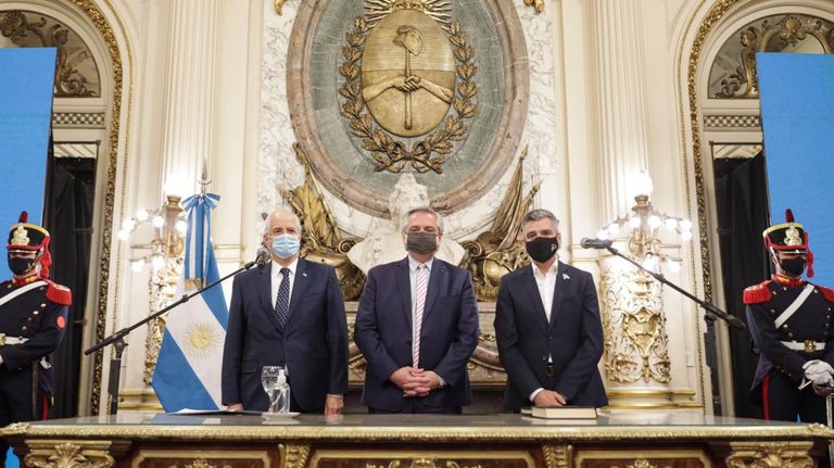 Jorge Taiana y Juan Zabaleta