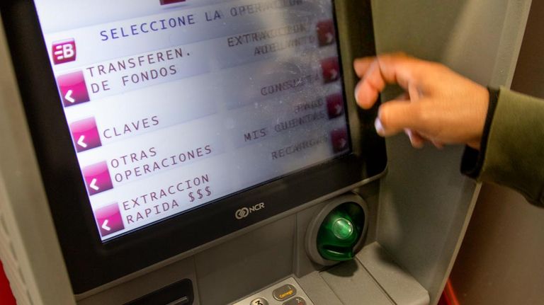 Retiro de efectivo en cajeros automáticos