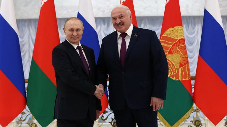 Visita de Vladimir Putin a Bielorrusia