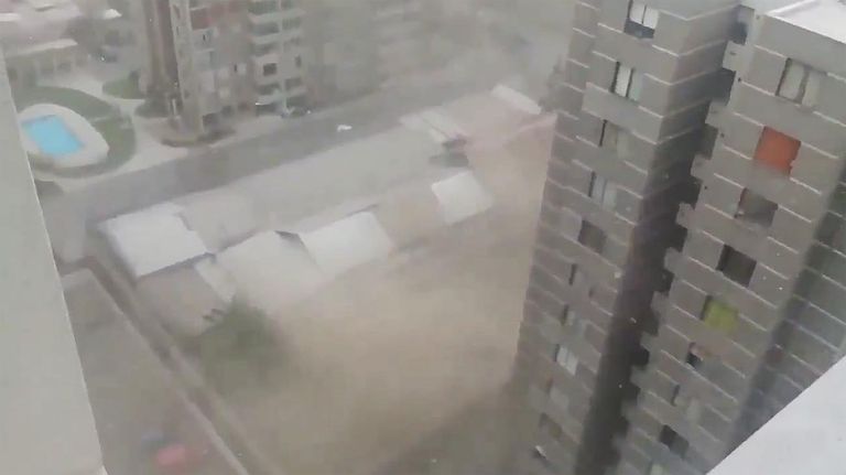 Temporal en el Litoral