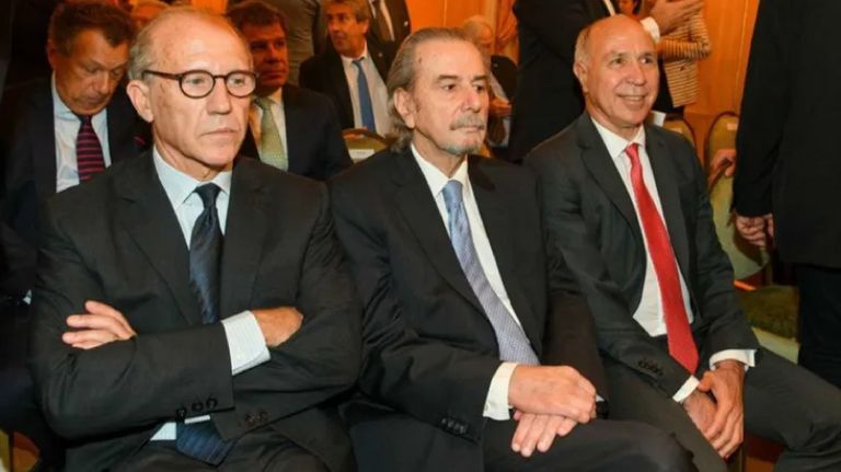 Maqueda junto a otros ministros de la Corte