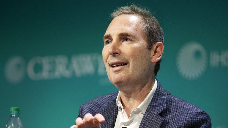 Jeff Bezos Andy Jassy Amazon