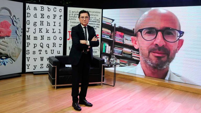Alessandro Aresu, en la entrevista con Jorge Fontevecchia en Periodismo Puro.