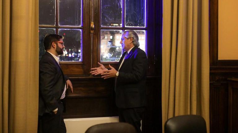 Alberto Fernández y Gabriel Boric 20220404