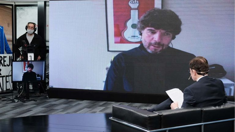 Julio Navarro, en la entrevista con Jorge Fontevecchia.