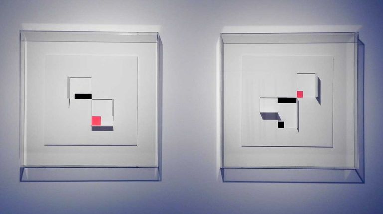César Paternosto en la Galería MCMC