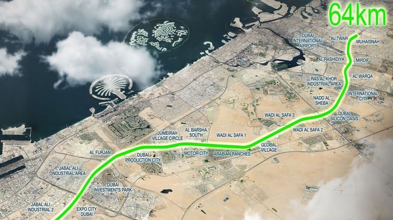 Dubai Green Spine
