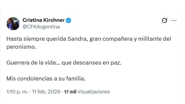 Cristina Fernández x