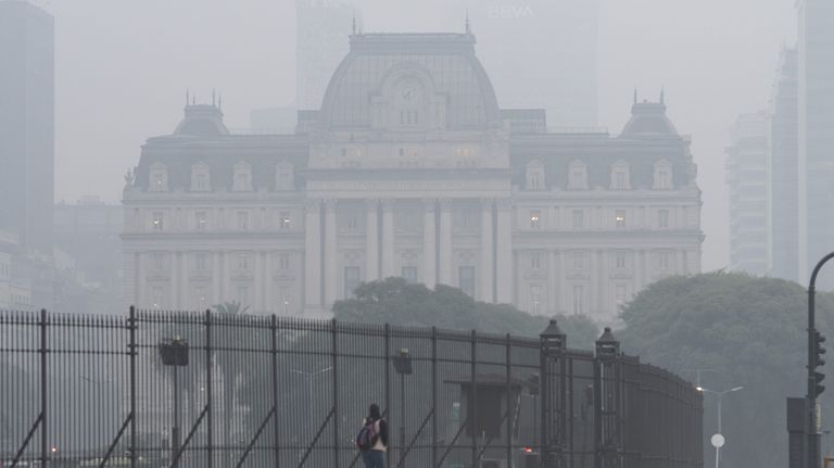 Humo en el AMBA