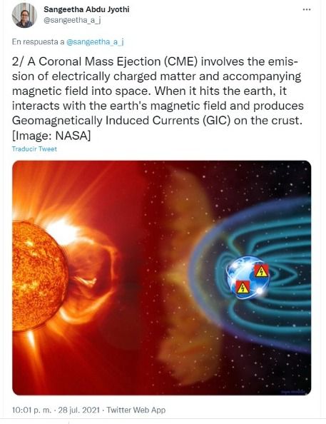 Profesora de la Universidad de California explica la tormenta solar, Irvine.