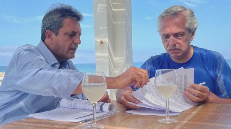 Sergio Massa y Alberto Fernández