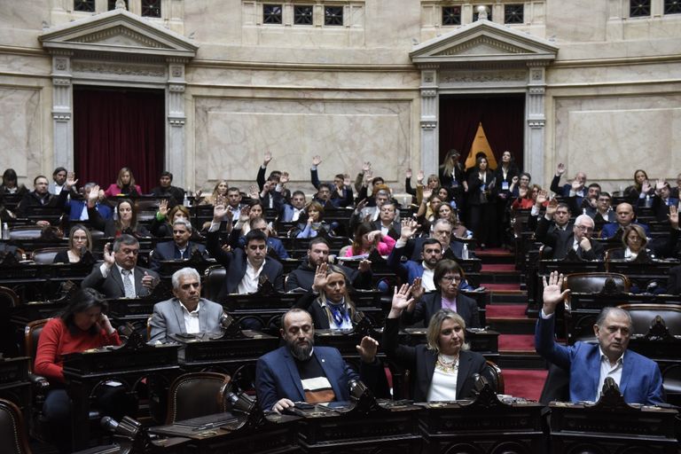 Sesión en Diputados