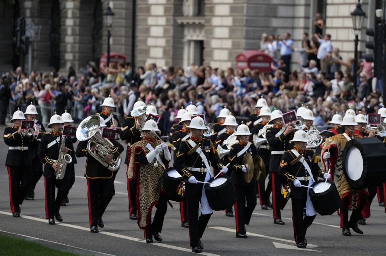 Procesión fúnebre de la reina Isabel II en Londres
